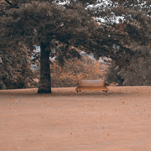 Foto do banco que vira mesa de diversos ângulos